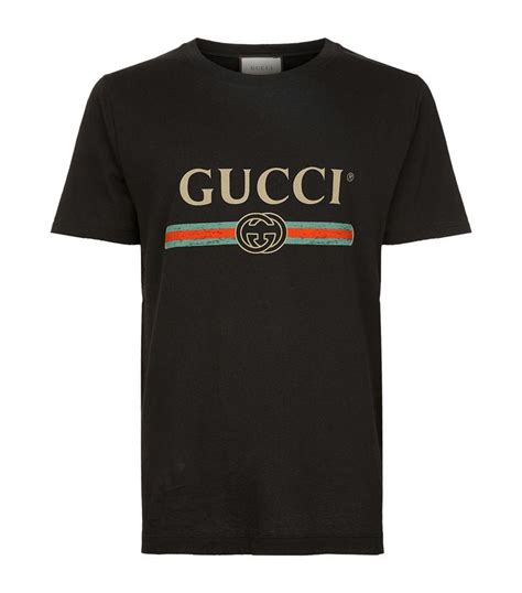 gucci logo replica shirt